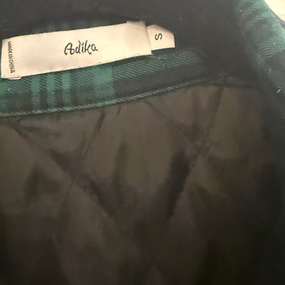 Oversized flannel jacket